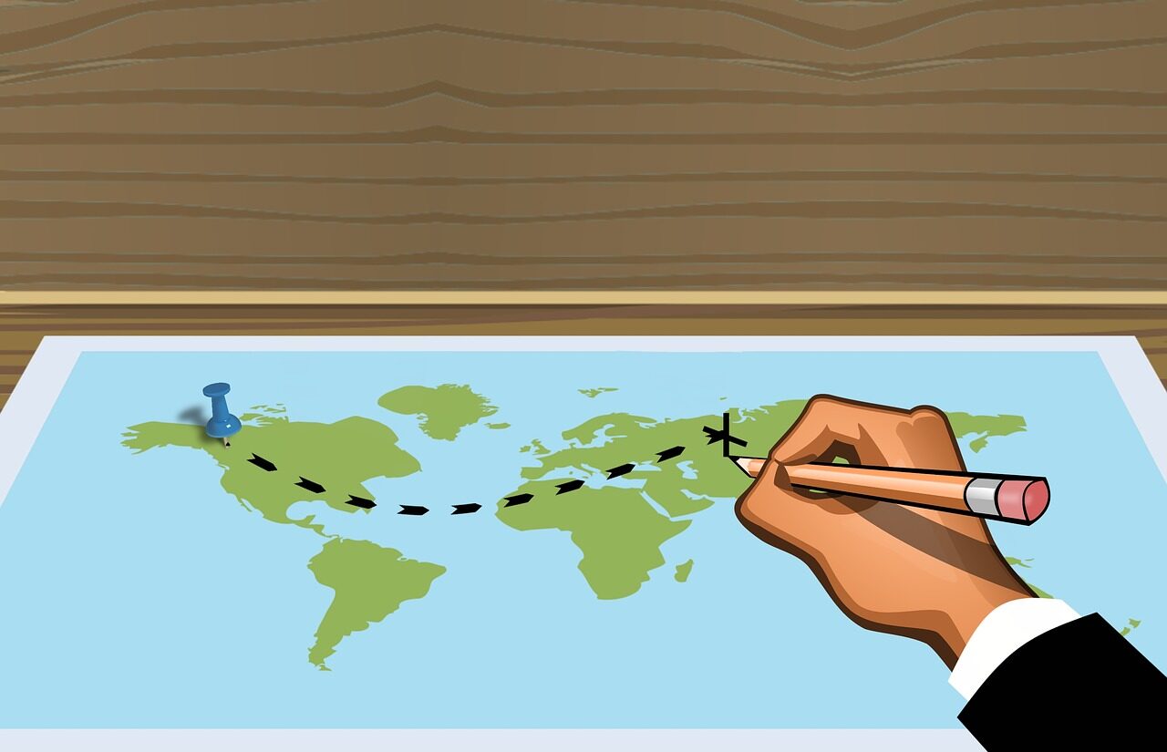 plan, trip, map, world map, journey, business, equipment, travel, tourism, man, vacation, world, tour, guide, route, notes, direction, adventure, distance, hand, pencil, brown business, brown map, brown company, brown plan, brown planning, brown note